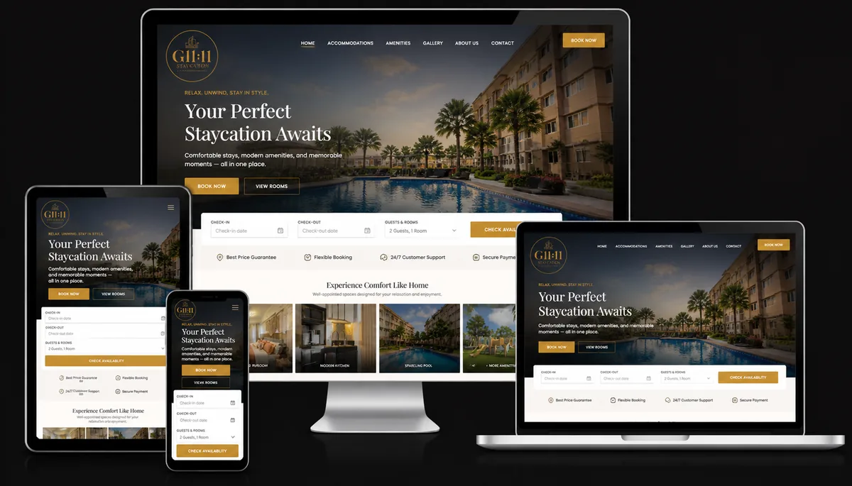 G11:11 Staycation Landing Page